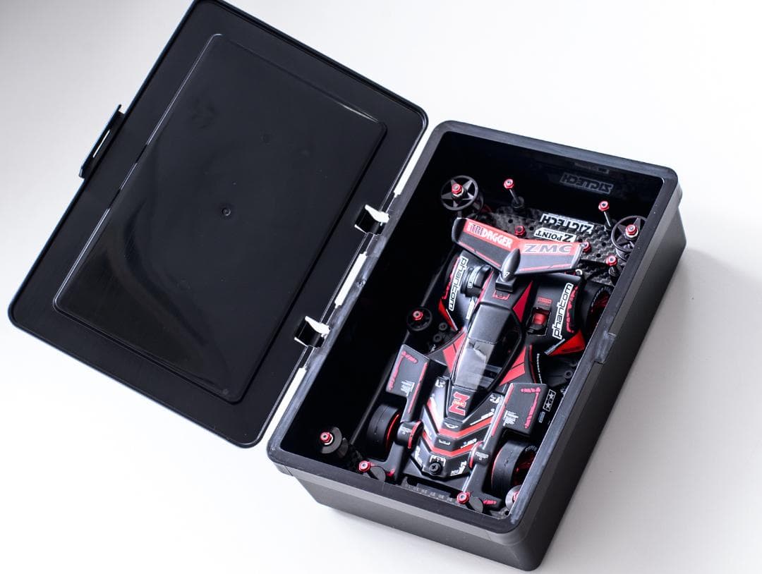 ミニ四駆完成品★ネオトライダガーZMC VZフルカーボンカスタム未走行