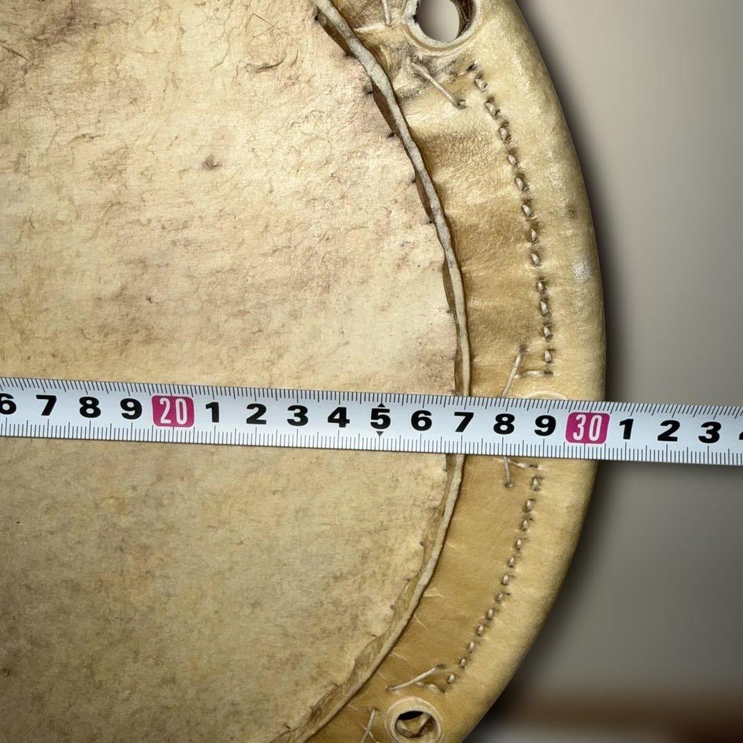 未使用 締太鼓 1丁掛け用 皮（打面）2枚セット 本皮 張替え用