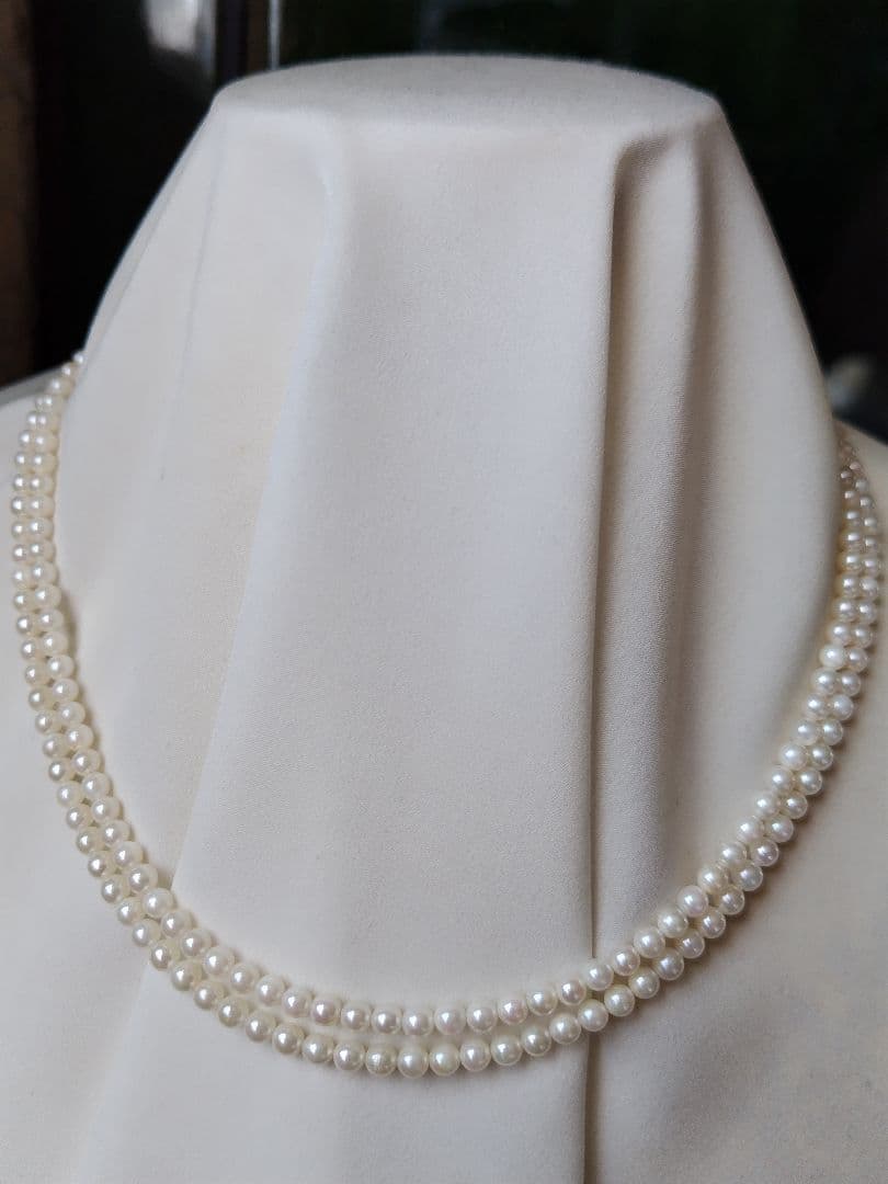 アコヤ真珠ベビーパール　ロングネックレス