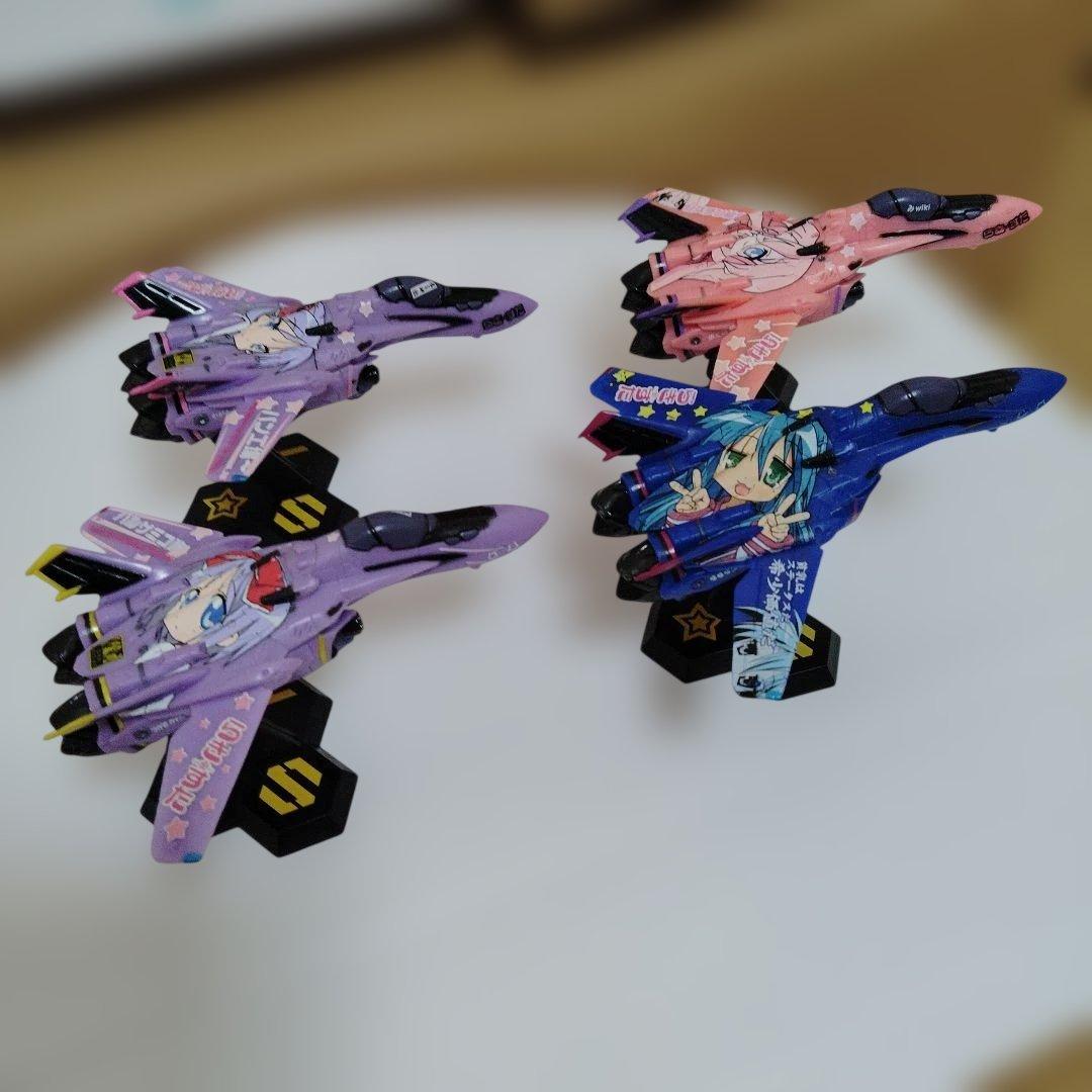 らき☆すた×マクロスF 一番くじ フィギュア 4種セット　プラスおまけ