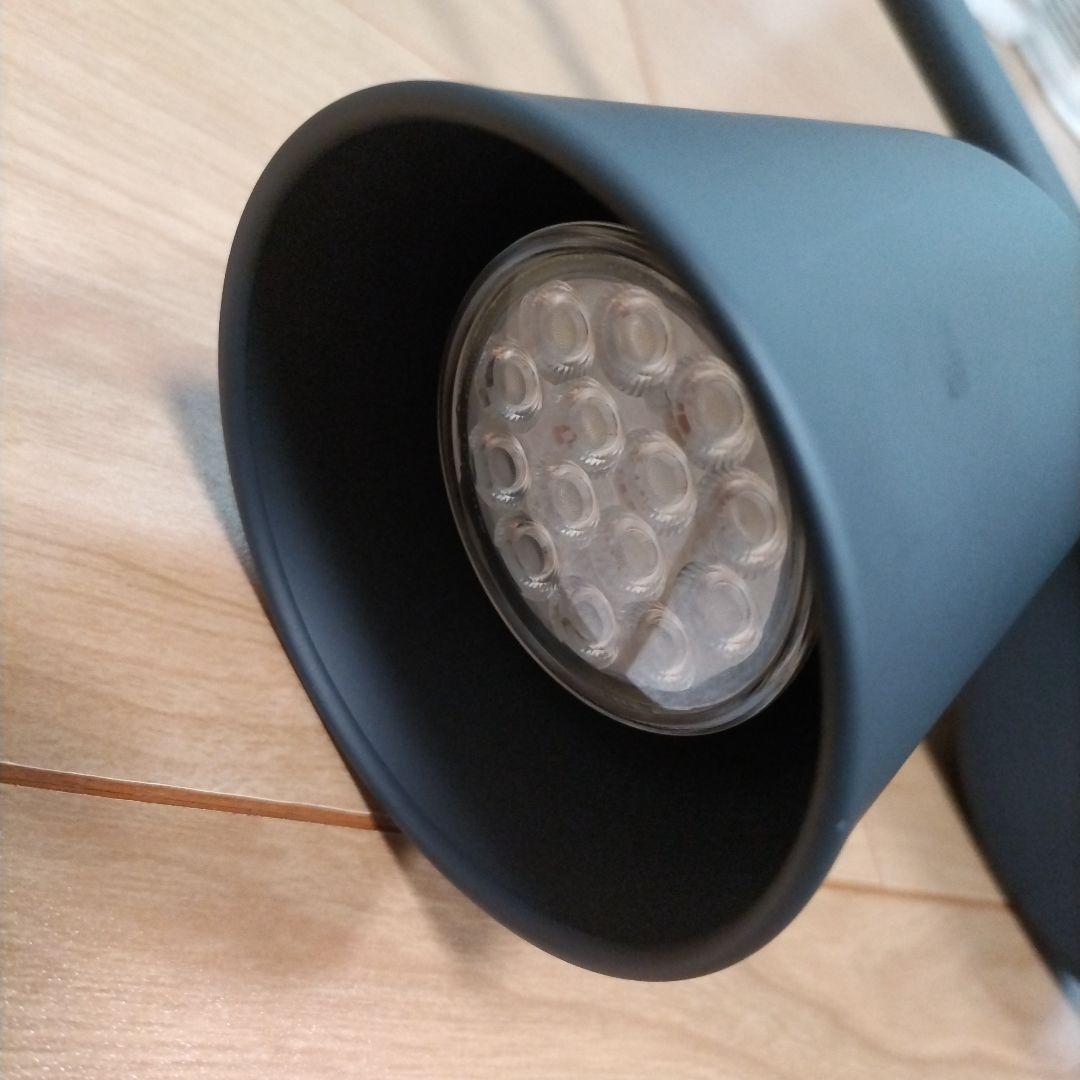 IKEA　クヌートボー　グレー　ほぼ使用せず　リモコンLED4灯付き