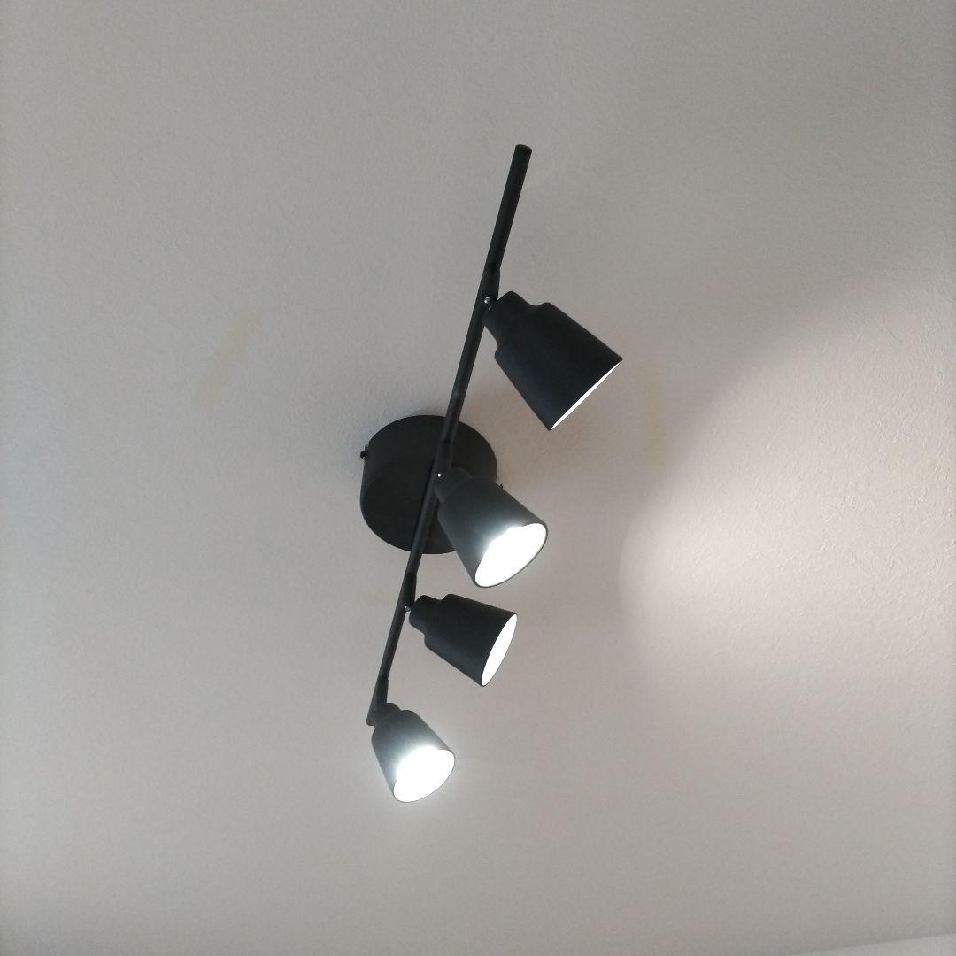 IKEA　クヌートボー　グレー　ほぼ使用せず　リモコンLED4灯付き