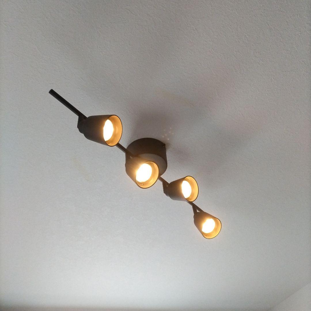 IKEA　クヌートボー　グレー　ほぼ使用せず　リモコンLED4灯付き