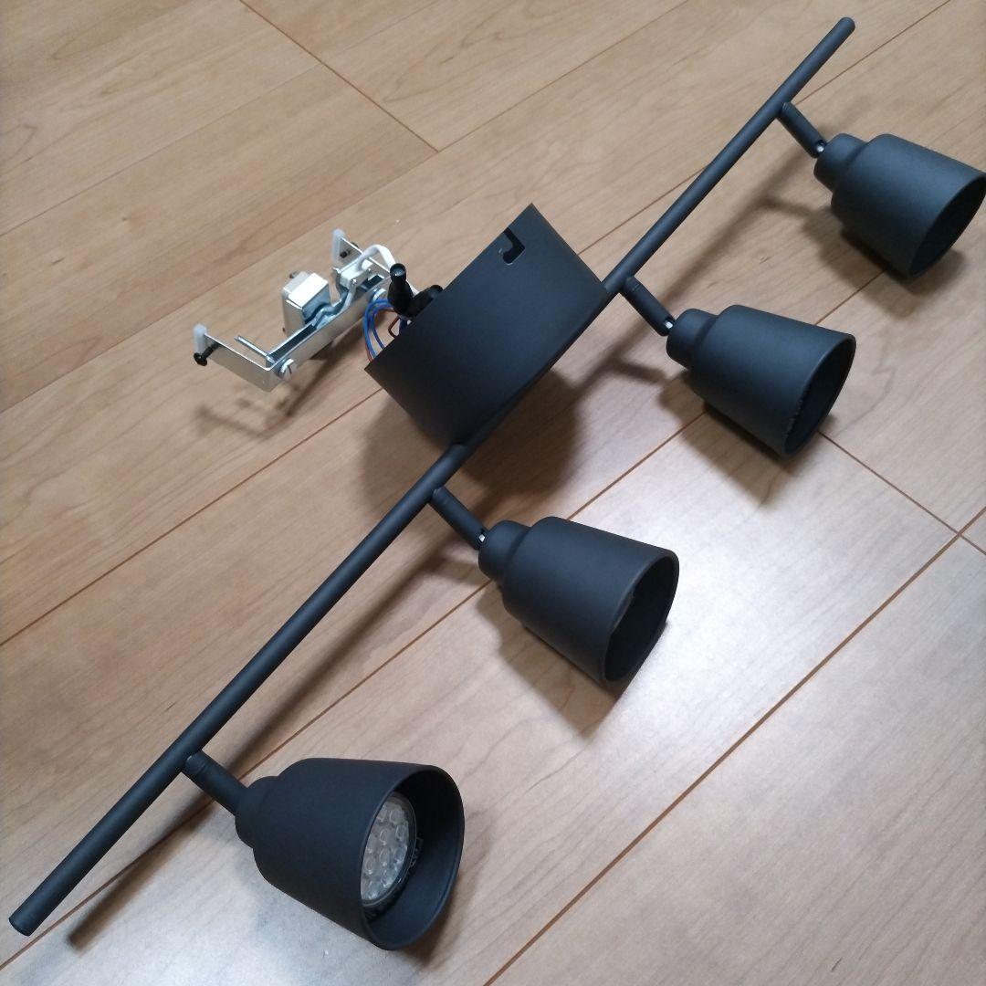 IKEA　クヌートボー　グレー　ほぼ使用せず　リモコンLED4灯付き