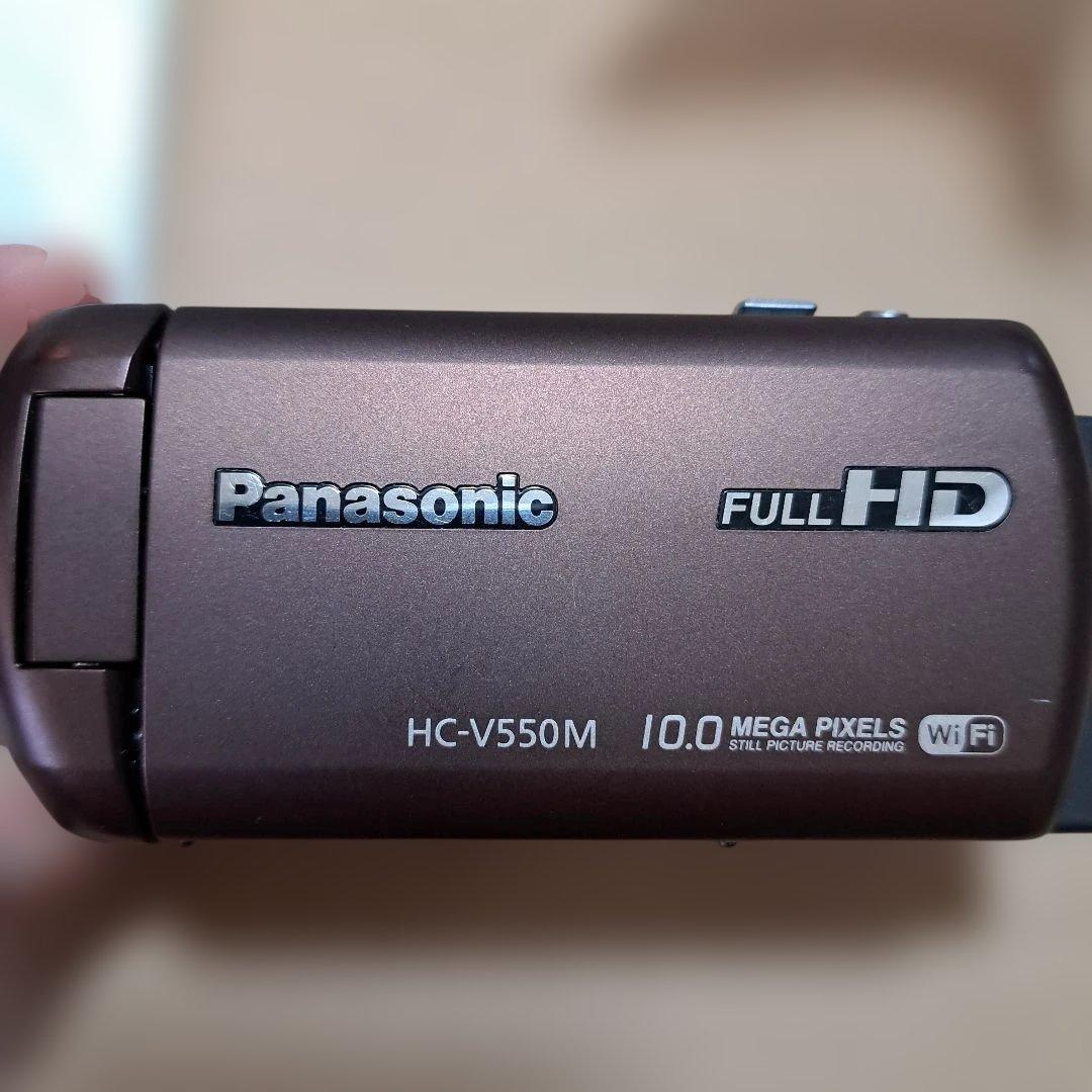 美品　Panasonic HC-V550M-T ビデオカメラ ブラウン