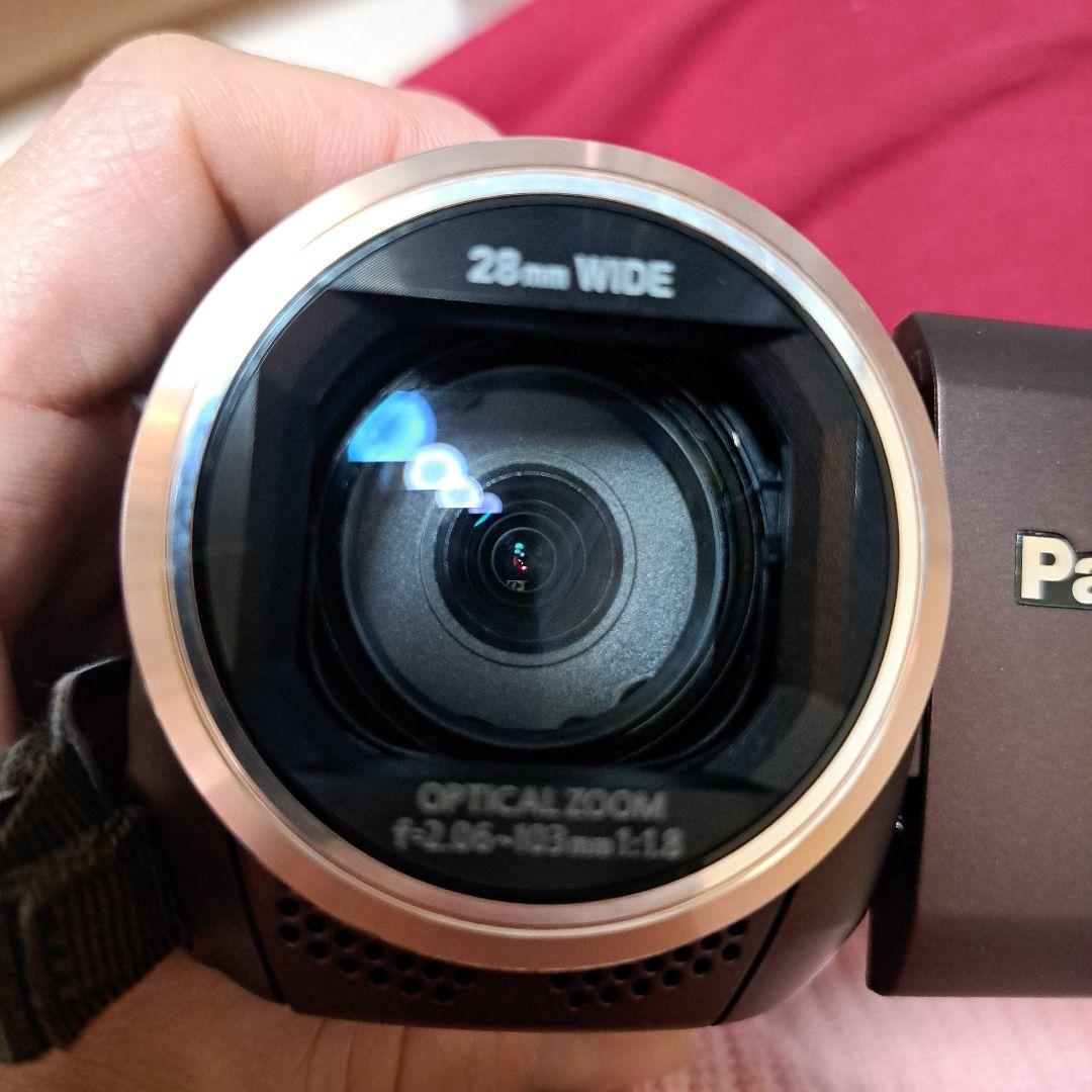 美品　Panasonic HC-V550M-T ビデオカメラ ブラウン