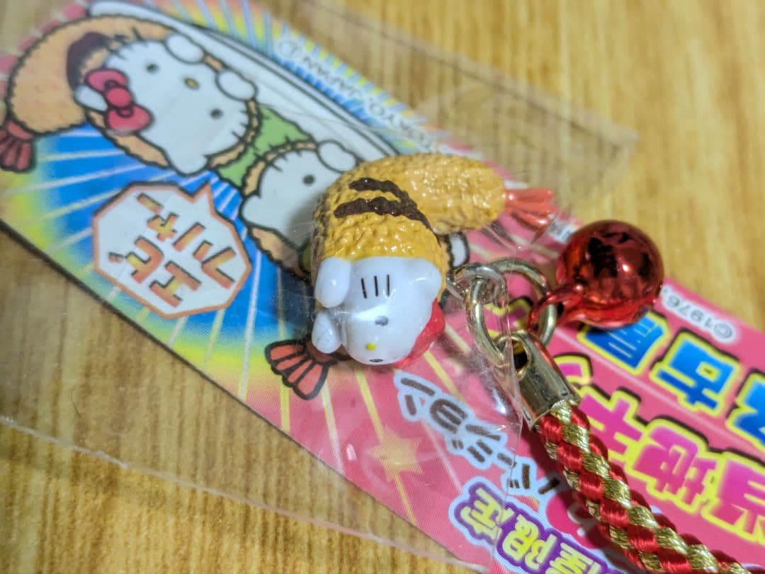 ご当地キティ 根付ストラップ　愛知・三重限定　7点　［おまけストラップ付き］