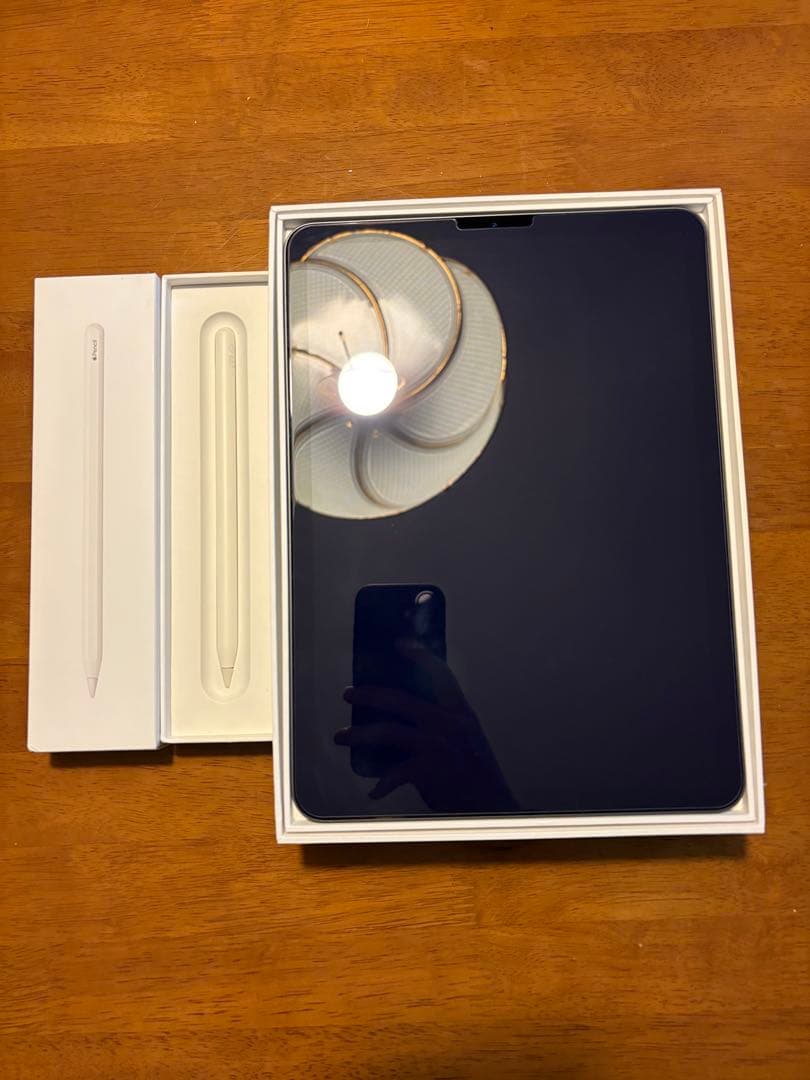 (美品)iPad Air4 第4世代256GBグレー＋ApplePencil付き