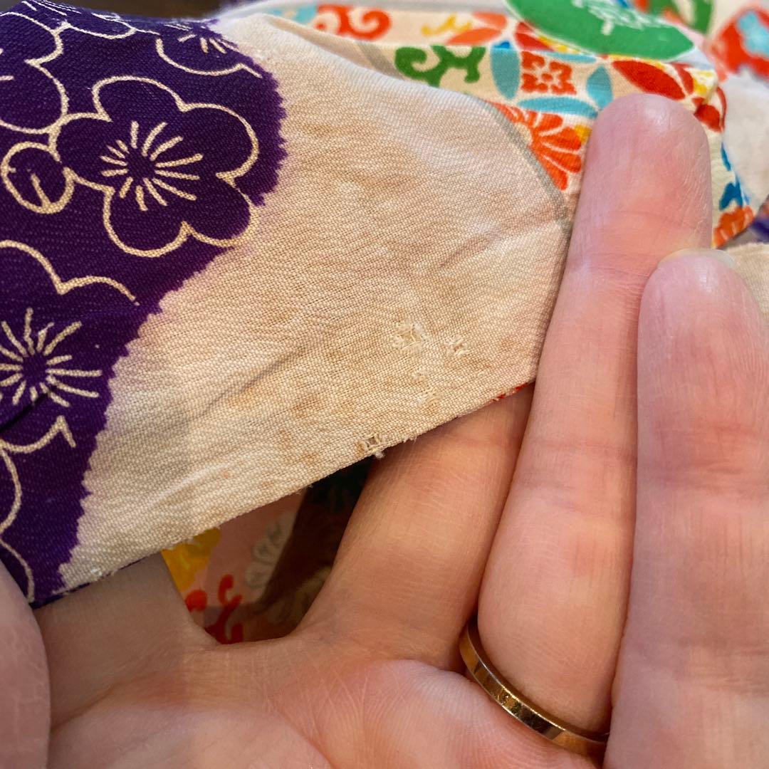 アンティーク 七五三 五歳〜七歳 着物 羽織 フルセット 大正ロマン 正絹 折鶴