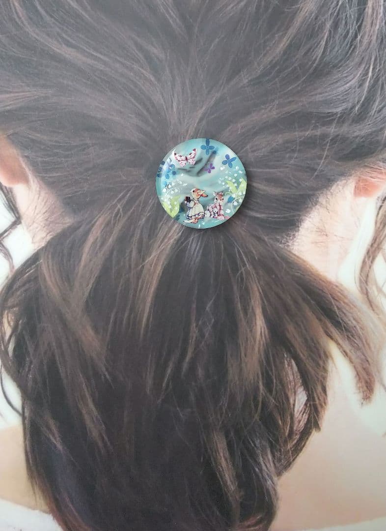 鈴蘭とうさぎちゃんの世界 ラウンドレジンヘアゴム