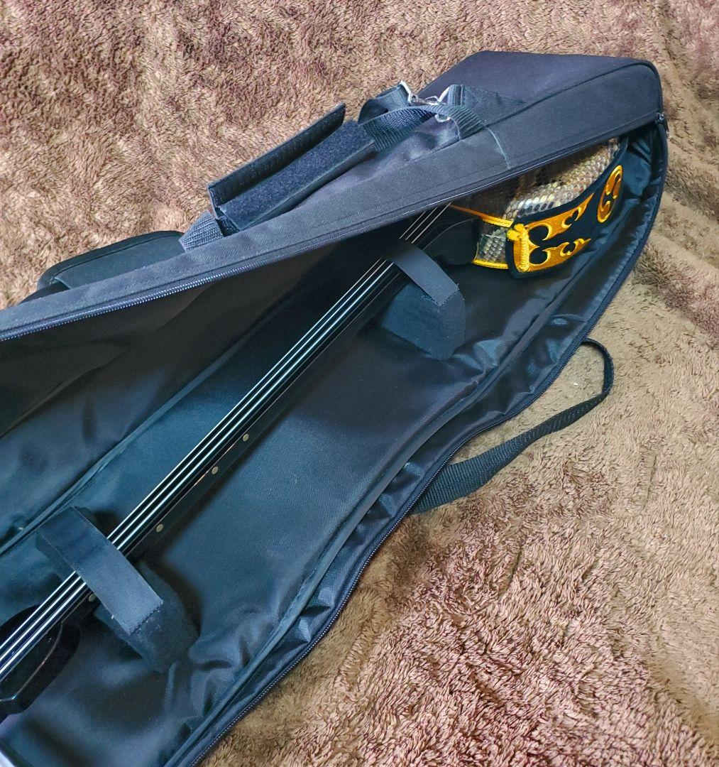 【新品弦に交換済】沖縄 三線 セット 蛇皮 強化張り 水牛製ツメ 付属