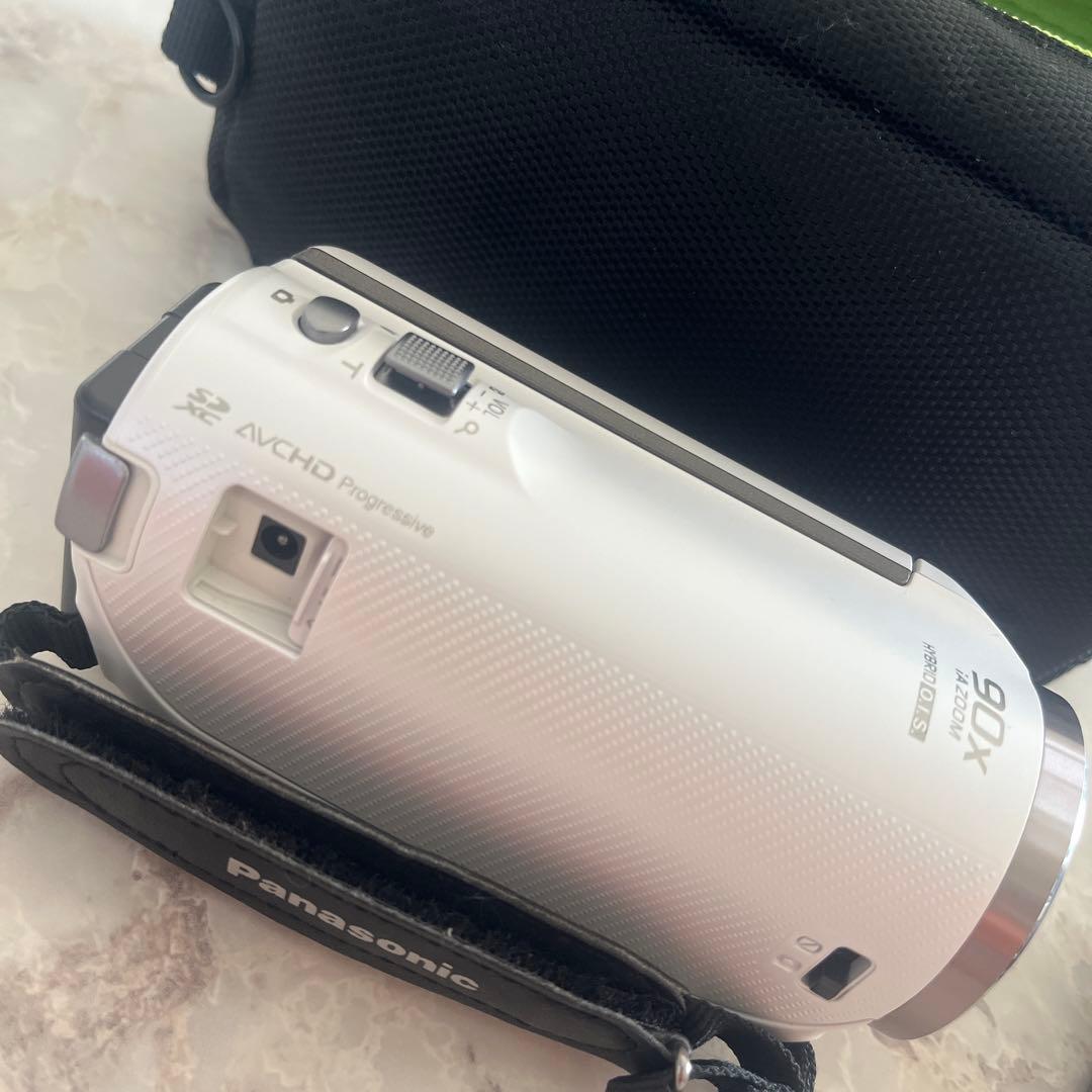 Panasonic HC-V480MS ビデオカメラ　バッテリー2つ/ケース付き