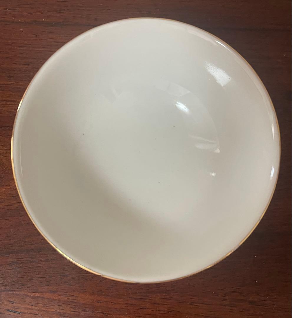 中国景德鎮60～70年代輸出品.金地百花牡丹柄お碗5個セット。希少美品。蔵品。