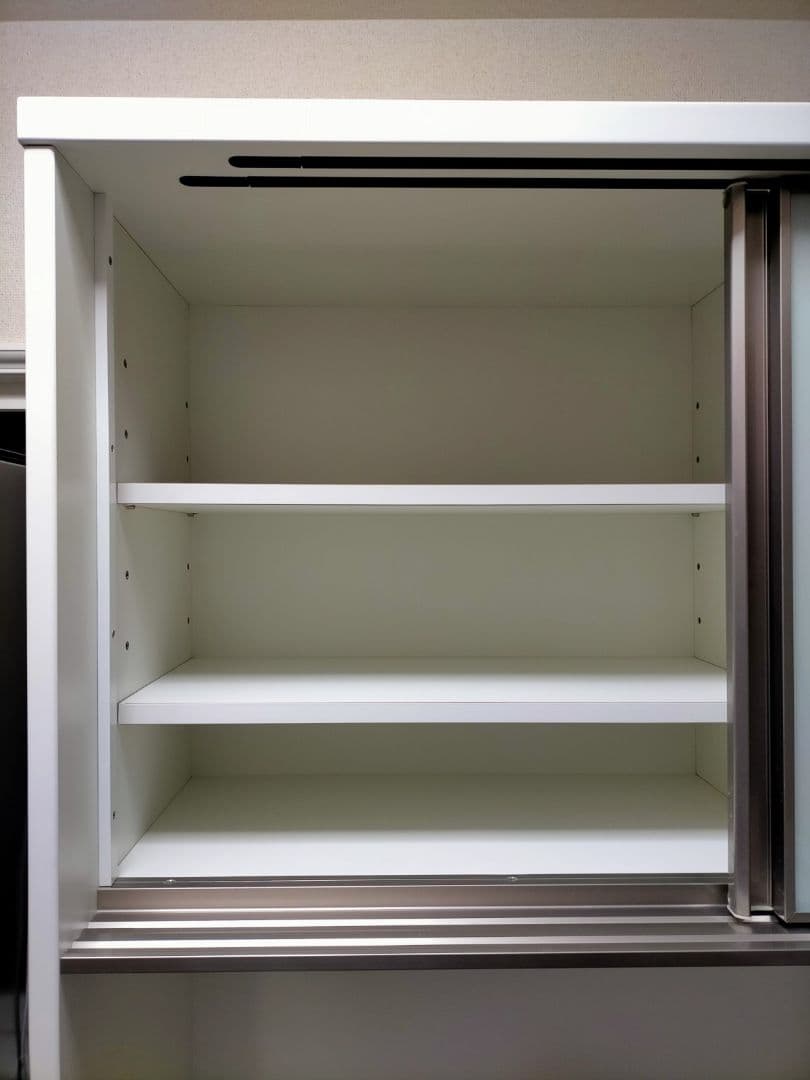 ニトリ　キッチンボード　アルミナ2 120KB WH 食器棚 幅120cm 白