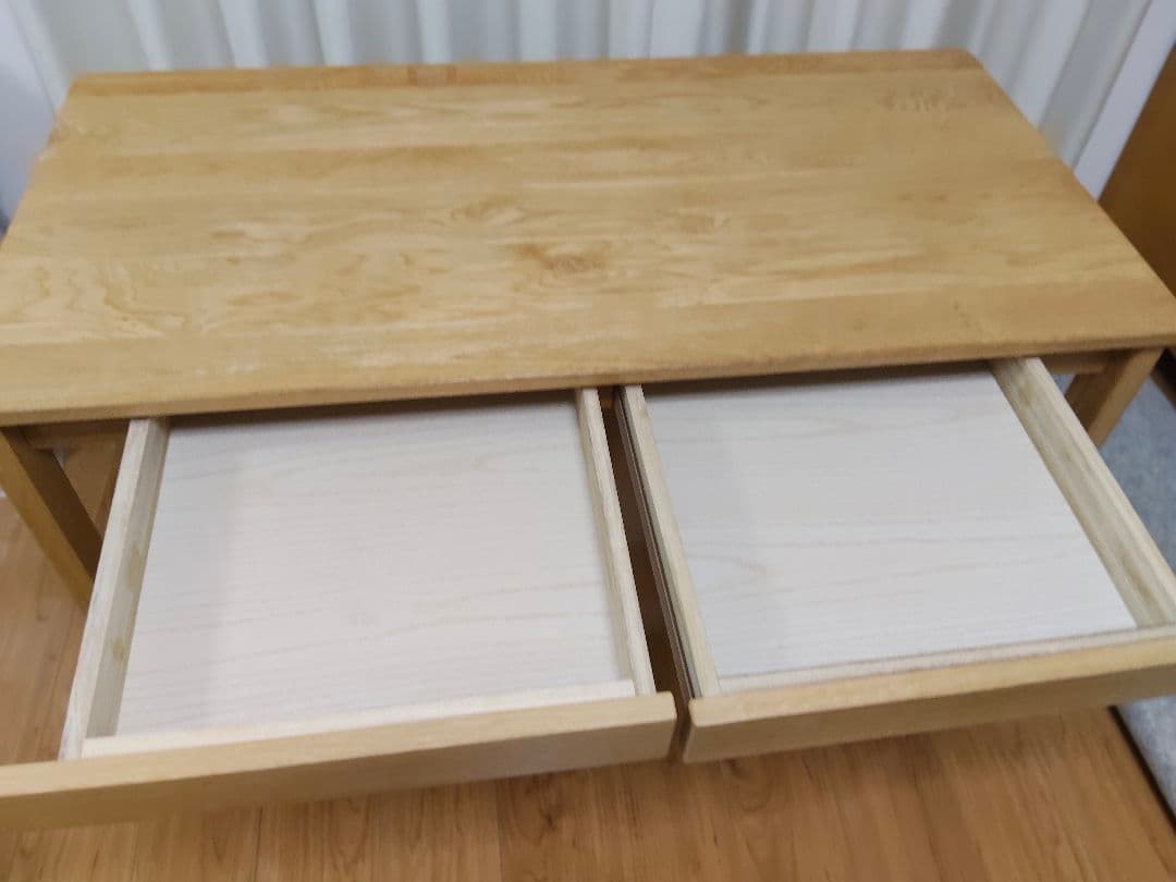 廃盤　無印良品　オーク　デスク　机