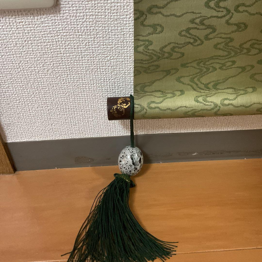 御朱印軸 四国三十五札所 大変珍しい朱印軸 軸先 木 細工軸先