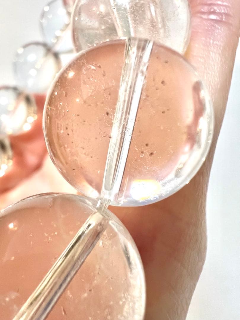 R様美✨超希少✨AAAAAマニハール水晶ブレスレット✨精霊の花冠✨レムリアン天使