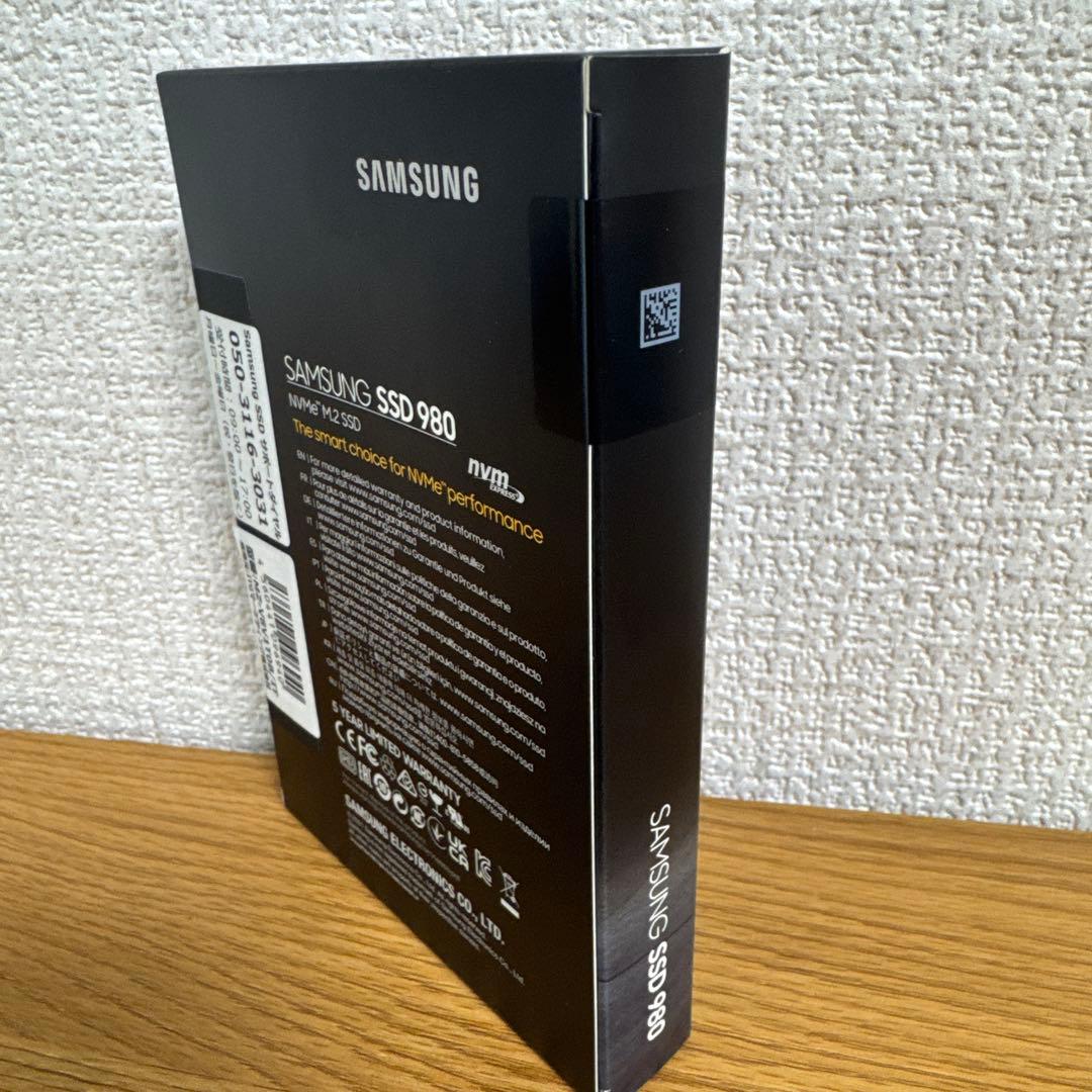 内蔵型SSD Samsung SSD 980 1TB NVMe M.2