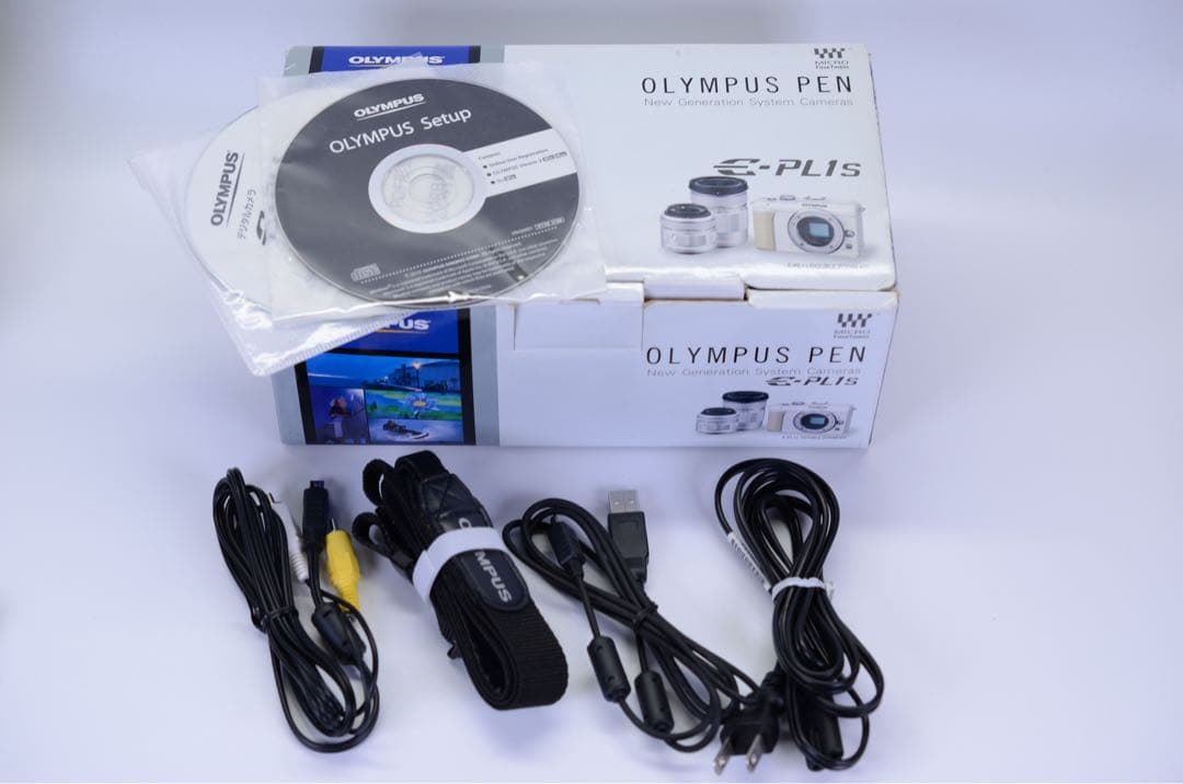OLYMPUS PEN E-PL1S レッド ボディ｜手ぶれ補正エラーなし
