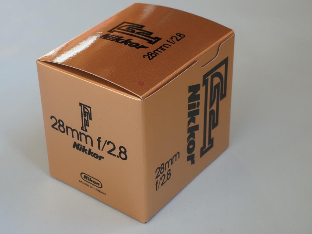 ニコン AI Nikkor 28mm f/2.8S 美品 元箱、純正フィルター付