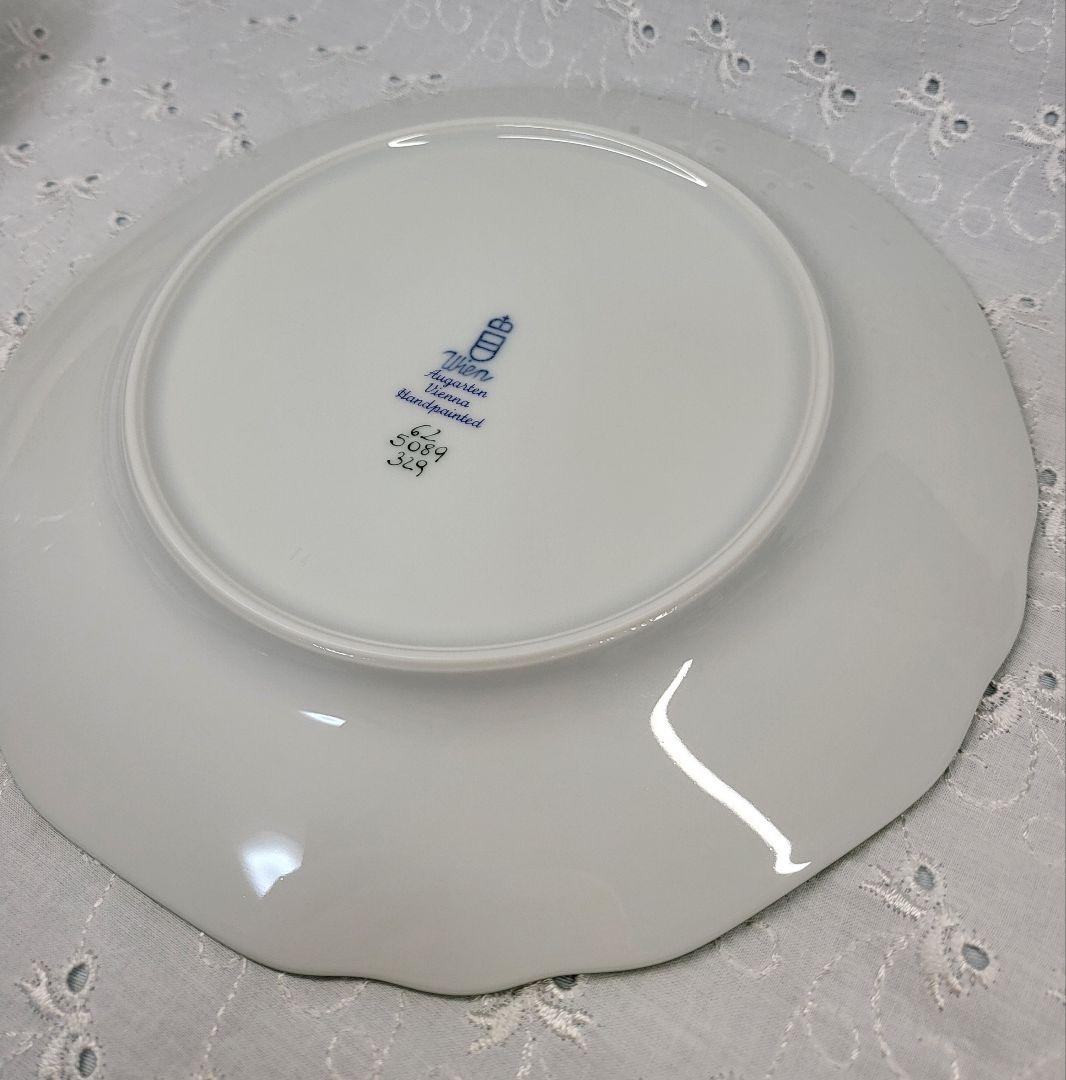 未使用✨アウガルテン ウィンナーローズ デザート プレート 皿 検)ヘレンド薔薇