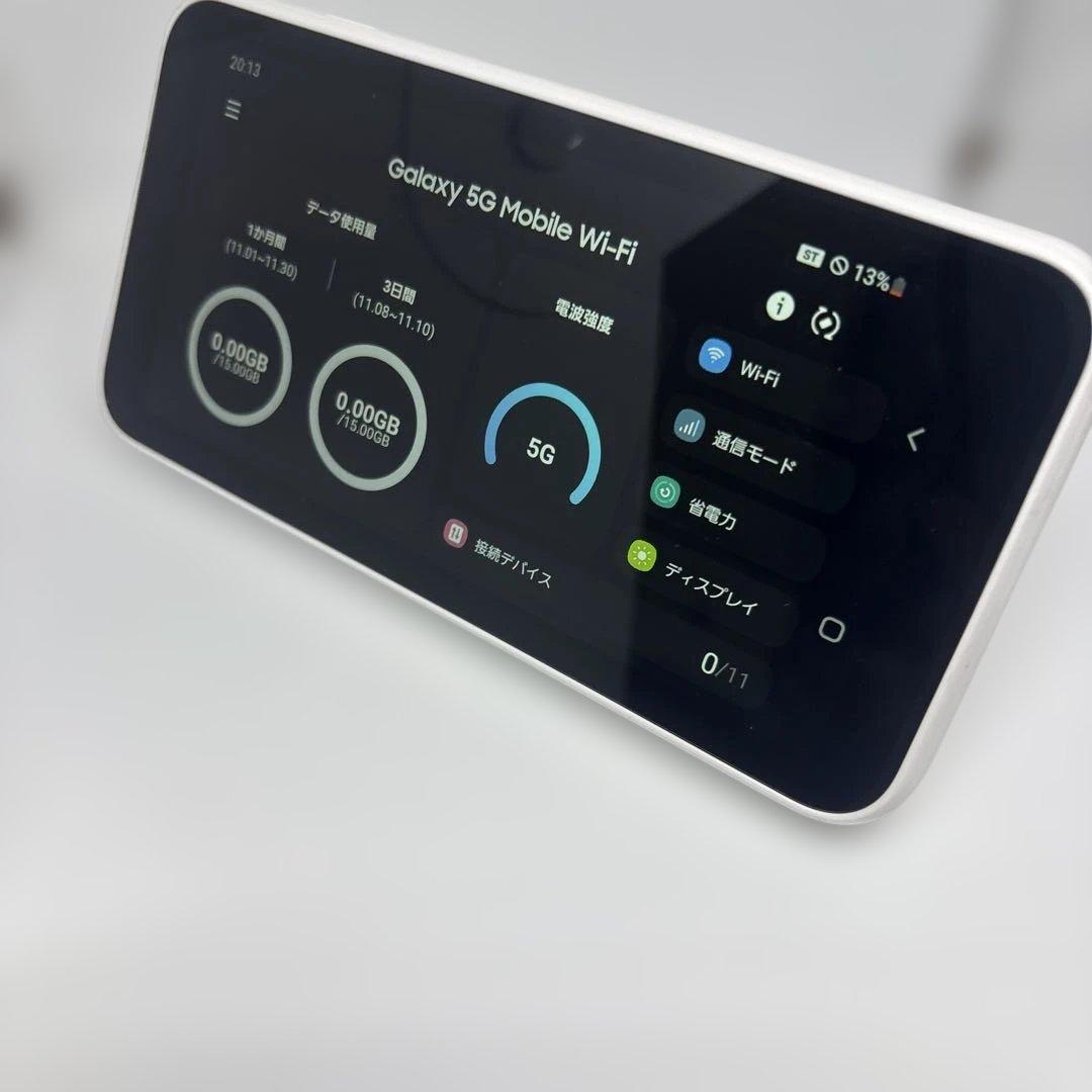 サムスン Galaxy 5G Mobile Wi-Fi SCR01