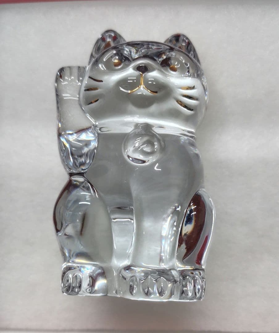 Baccarat 招き猫 置物
