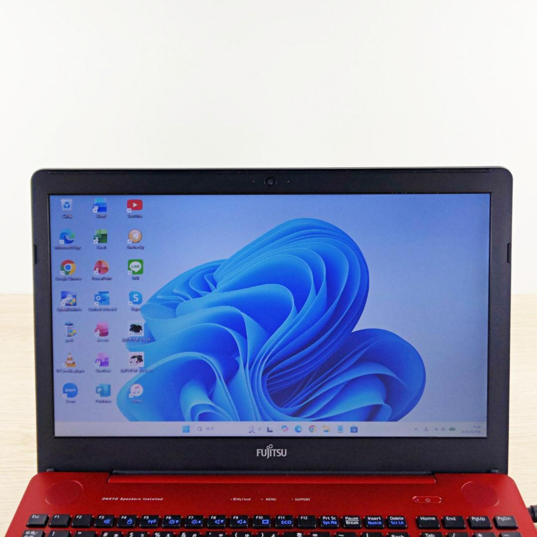 特大1TB！ Win11 ブルーレイ 富士通ノートパソコン PC 初期設定済み
