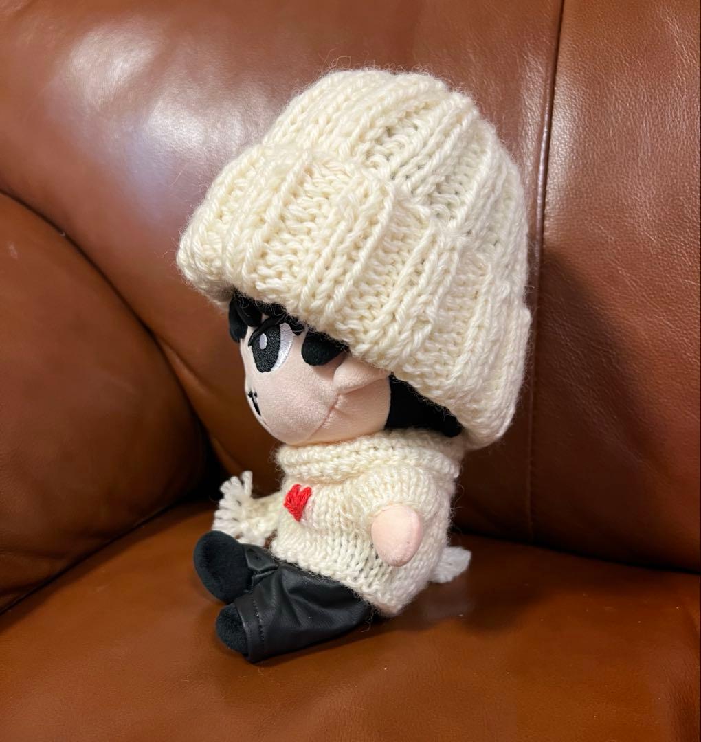 【hir0.to.maron】大小すのチル＆ソフビ用ニットセット黒・緑・赤