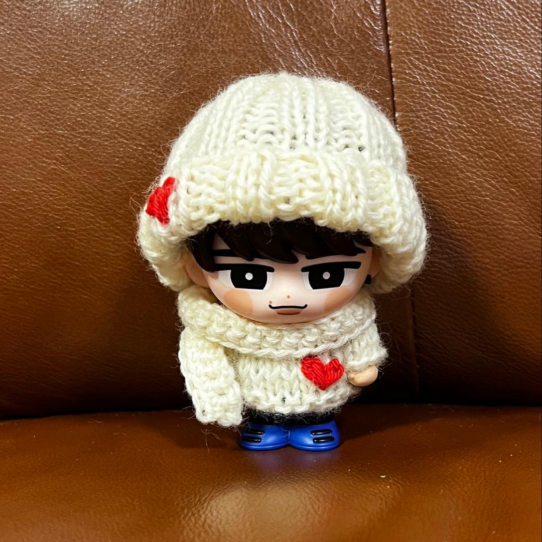 【hir0.to.maron】大小すのチル＆ソフビ用ニットセット黒・緑・赤