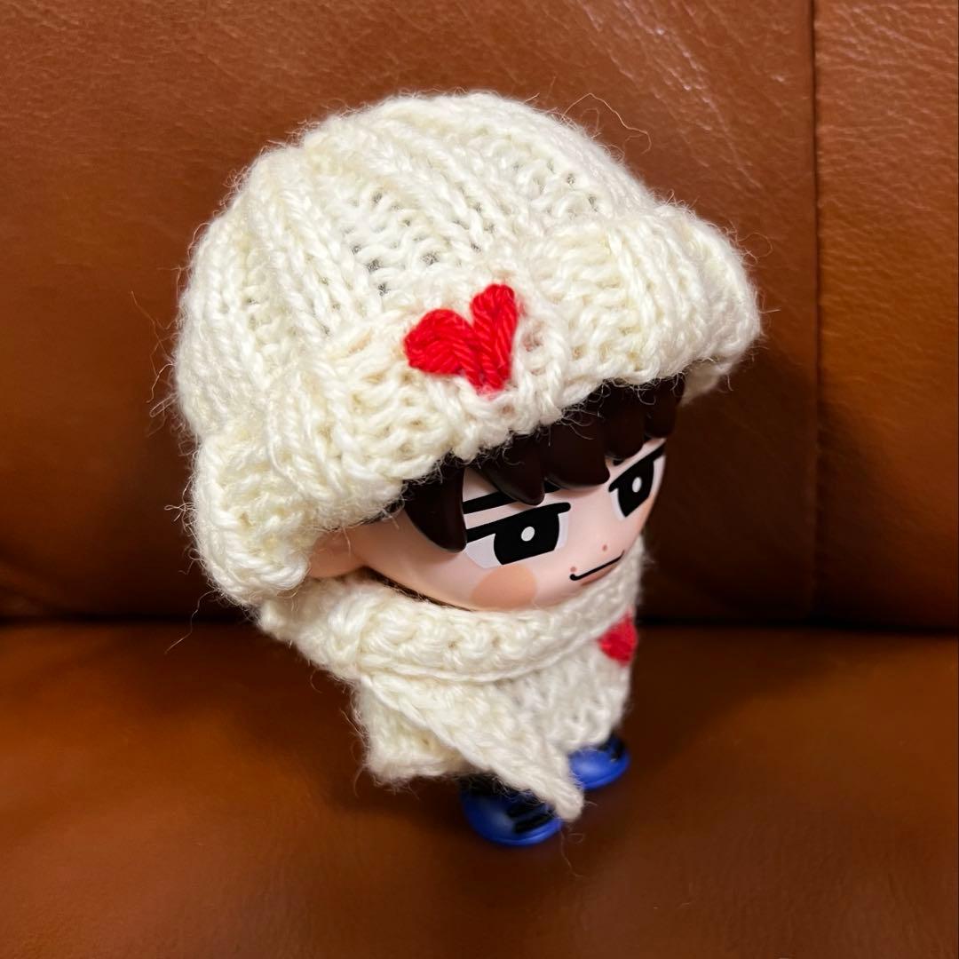 【hir0.to.maron】大小すのチル＆ソフビ用ニットセット黒・緑・赤