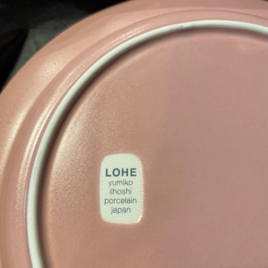 イイホシユミコ　iihoshi yumiko ピンク　プレート　LOHE限定