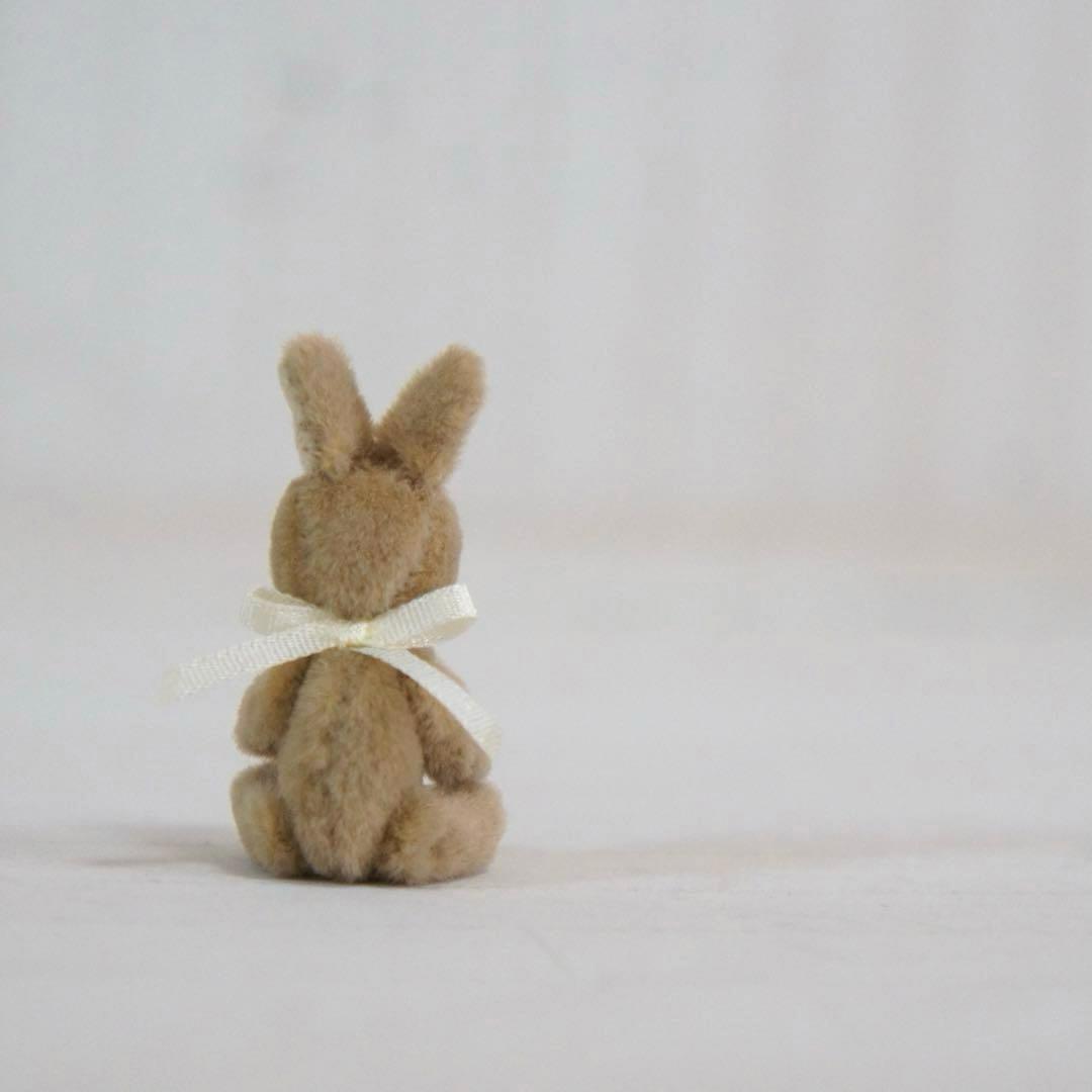 4cm ミニミニウサギちゃん(カフェオレ)