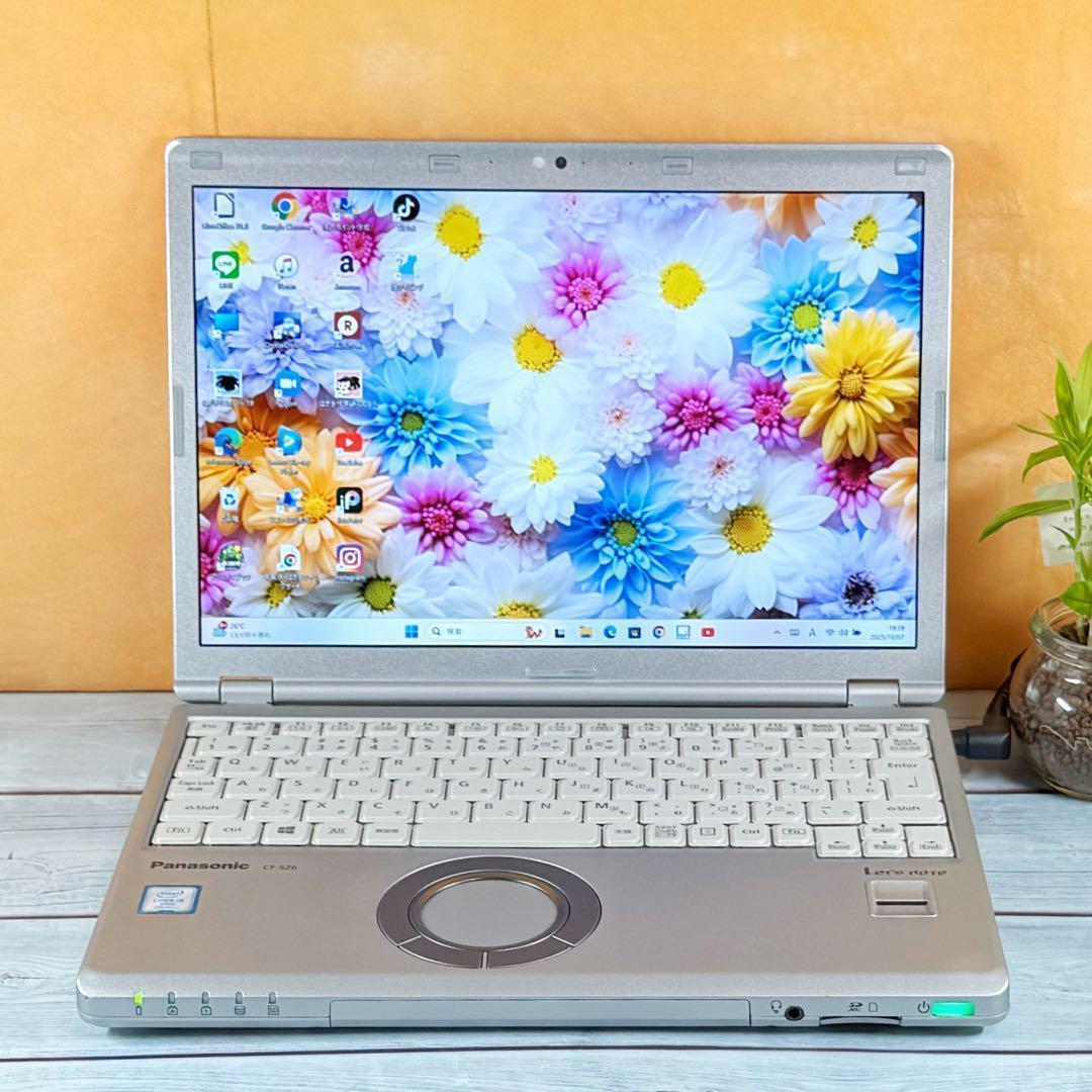 軽量コンパクトノートPC☘️第7世代 Core i5☘️SSD☘️カメラ☘️指紋認証