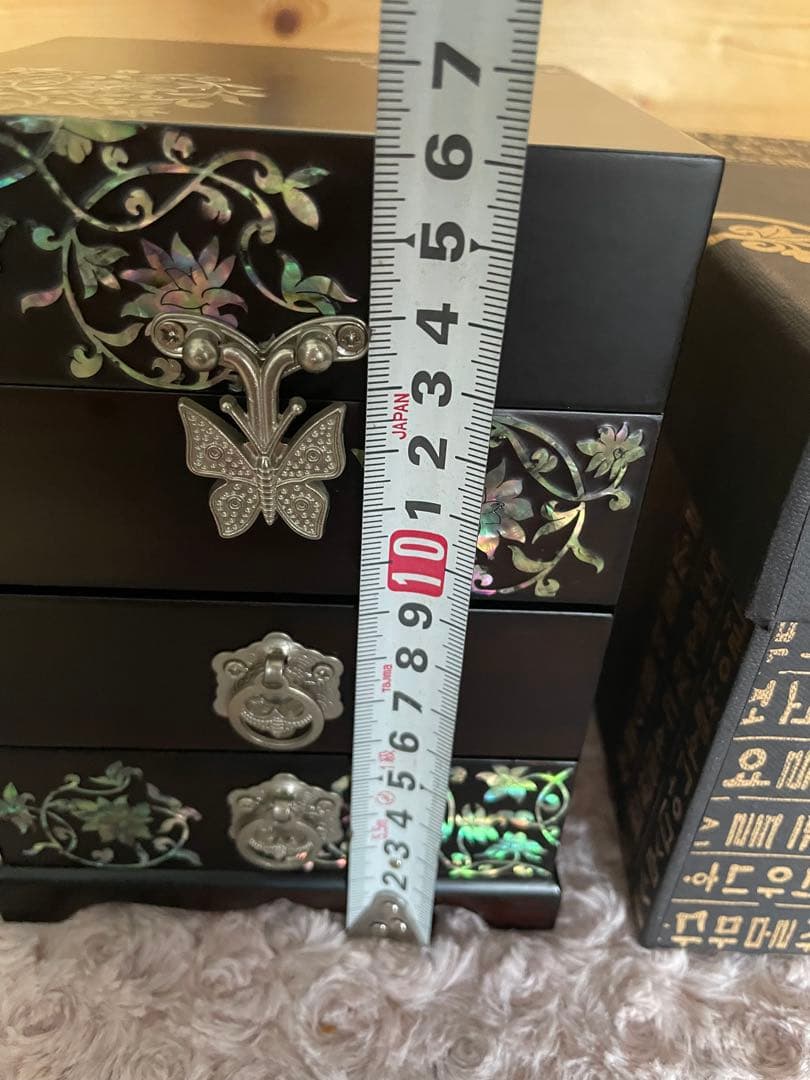 韓国工芸品　螺鈿細工　ジュエリーBOX 小物入れ