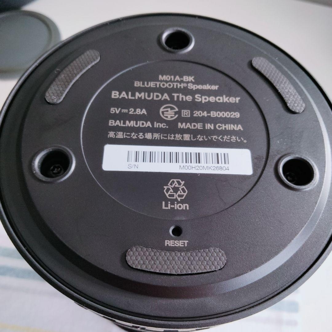 【訳あり】BALMUDA　ワイヤレススピーカー　M01A-BK 　568
