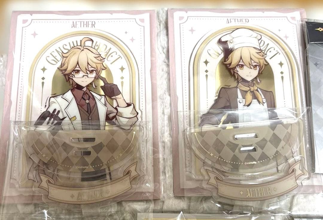 原神　空　まとめ売り　アクリルスタンド　缶バッジ　アクリルキーホルダー