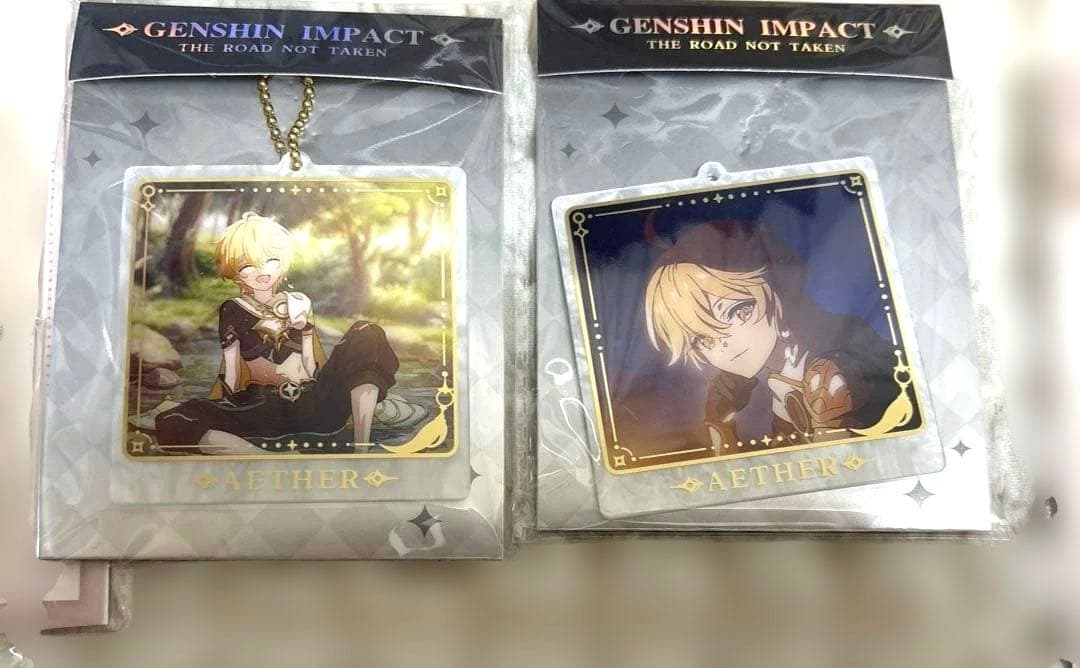 原神　空　まとめ売り　アクリルスタンド　缶バッジ　アクリルキーホルダー