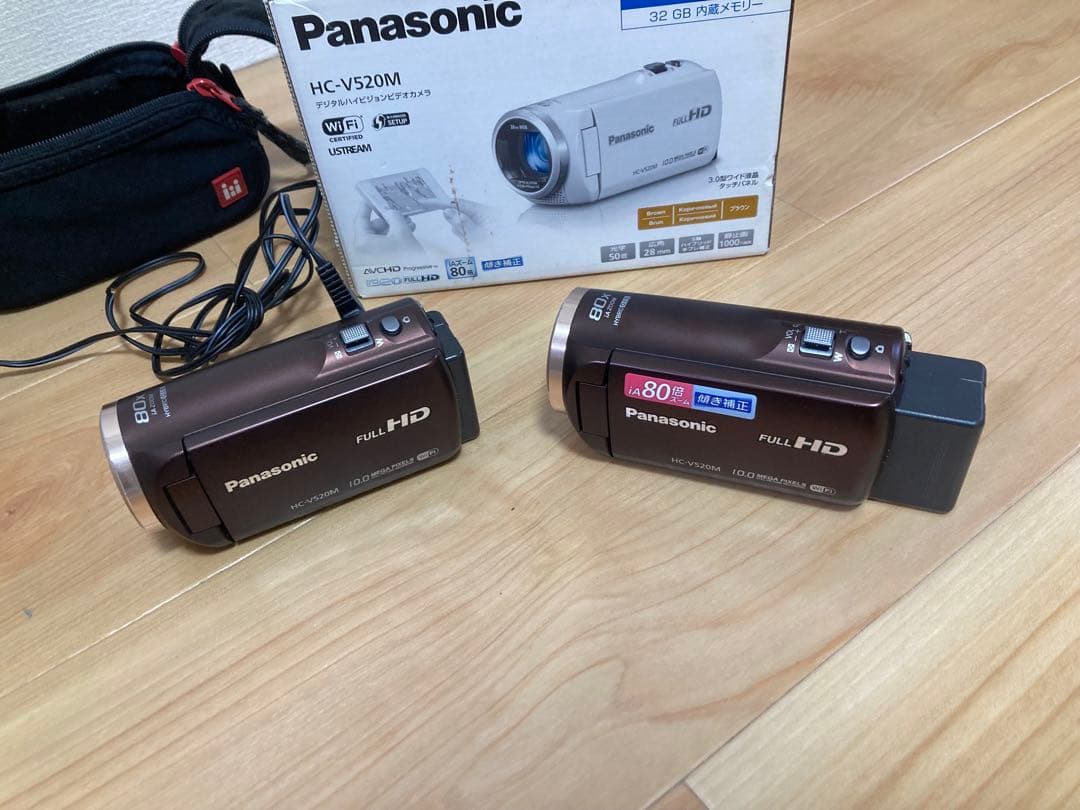 未使用　Panasonic HC-V520M ビデオカメラ 本体