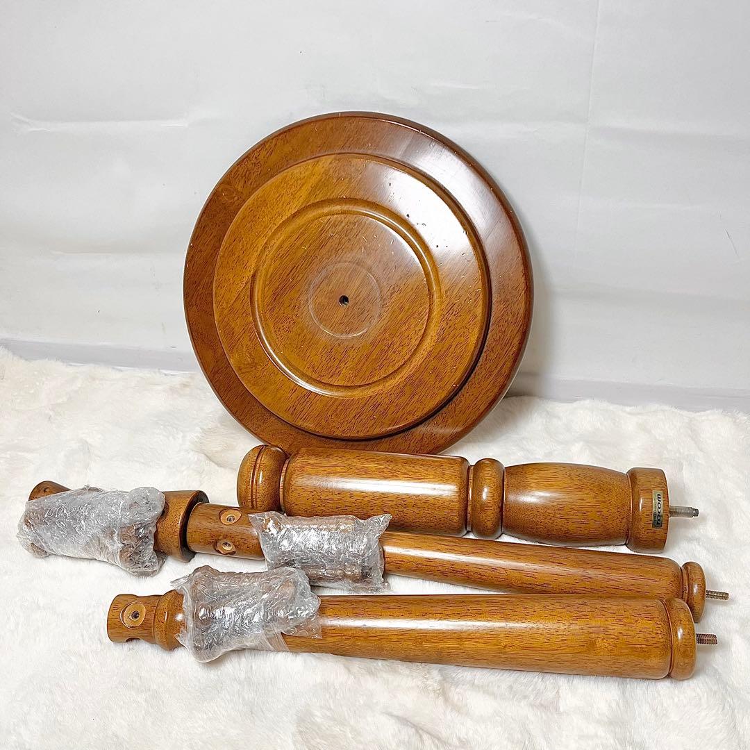 【良品】TOCOM あずま工芸 天然木 コートハンガー 木製 ポールハンガー