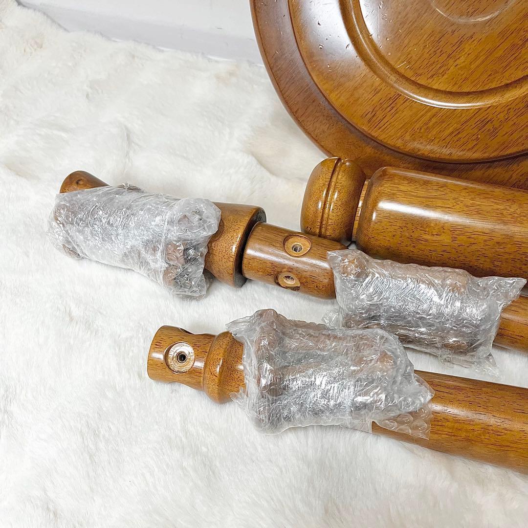 【良品】TOCOM あずま工芸 天然木 コートハンガー 木製 ポールハンガー