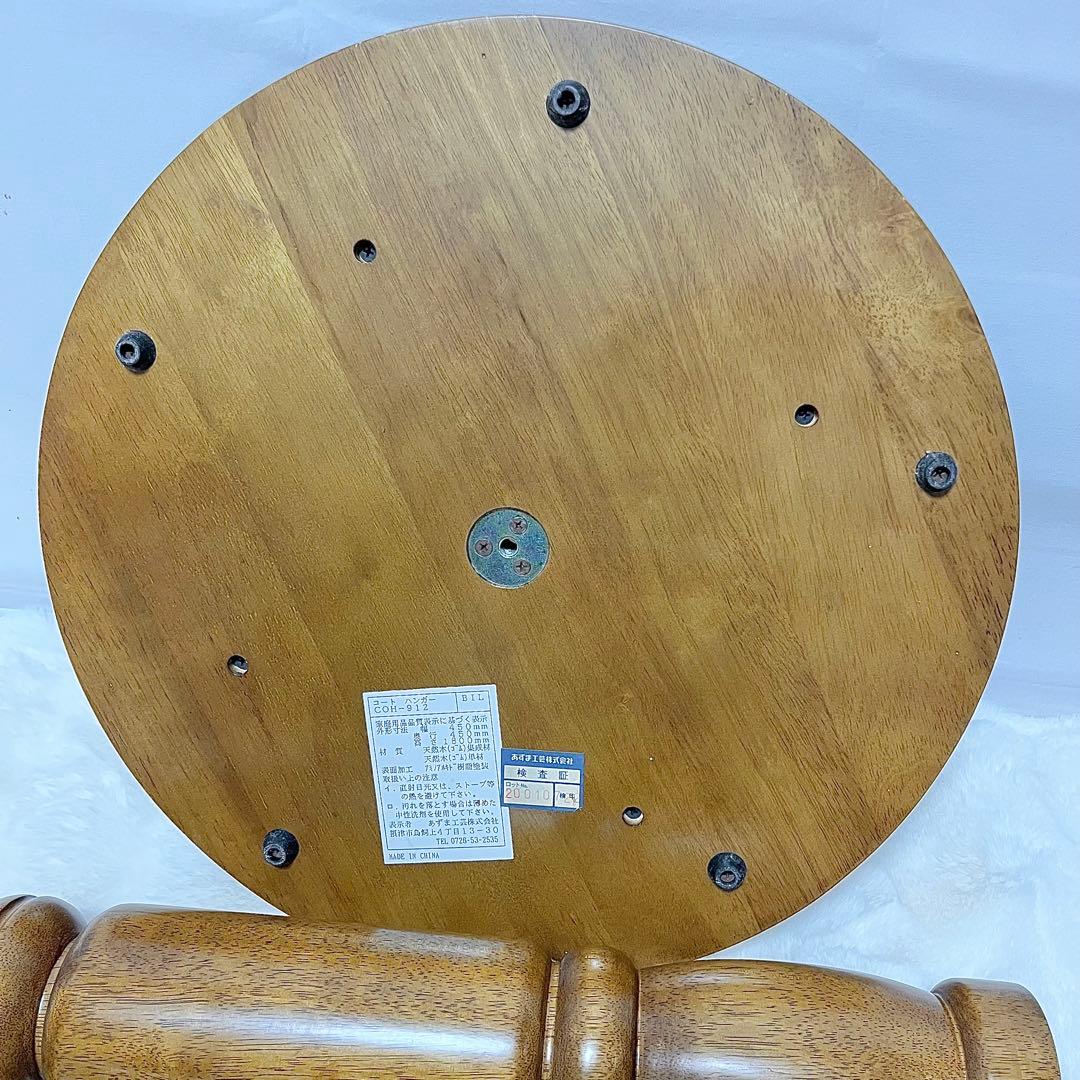 【良品】TOCOM あずま工芸 天然木 コートハンガー 木製 ポールハンガー