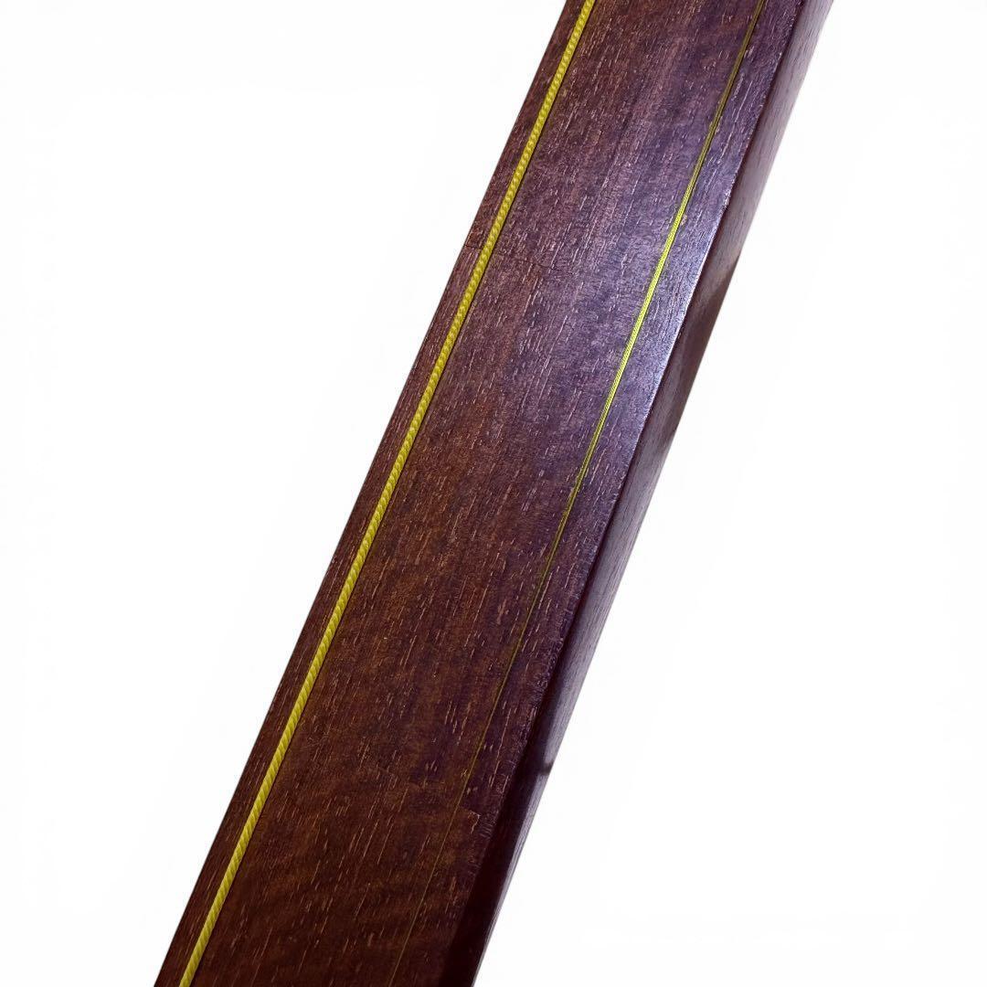 【中棹】最高級紅木 三味線 日本橋「英」楽器店 昭和62年 誂え トチ