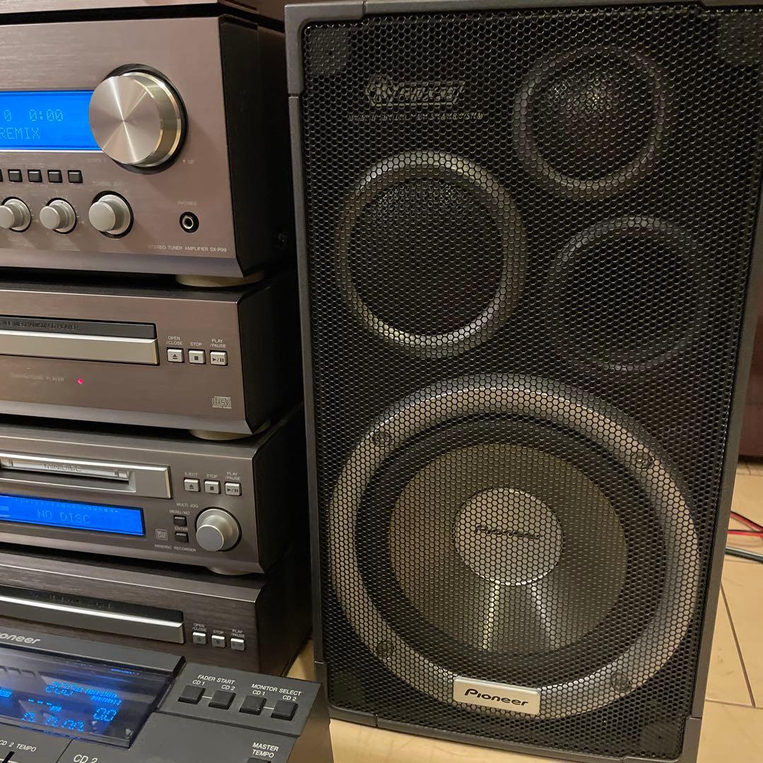 Pioneer X-RMX99 RMX9 コンポ ×2セット DJミキサー×2