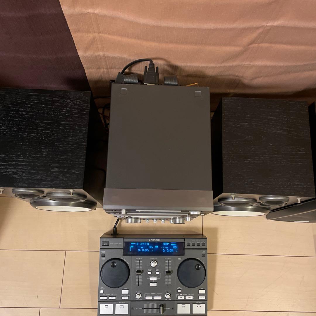 Pioneer X-RMX99 RMX9 コンポ ×2セット DJミキサー×2