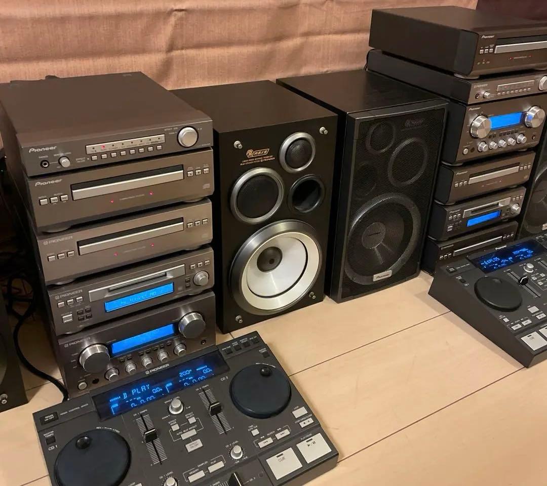 Pioneer X-RMX99 RMX9 コンポ ×2セット DJミキサー×2
