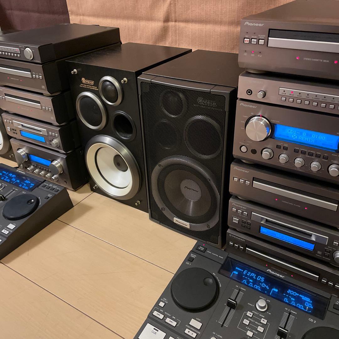 Pioneer X-RMX99 RMX9 コンポ ×2セット DJミキサー×2