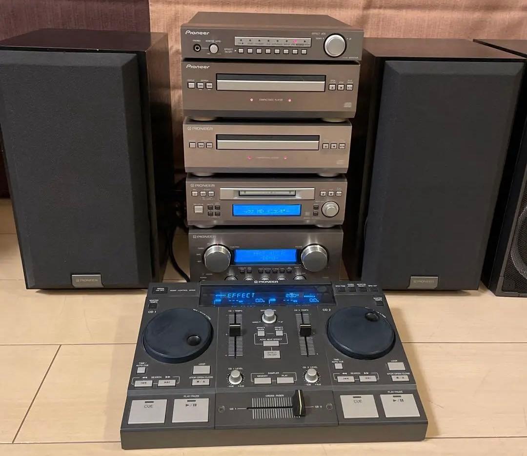 Pioneer X-RMX99 RMX9 コンポ ×2セット DJミキサー×2