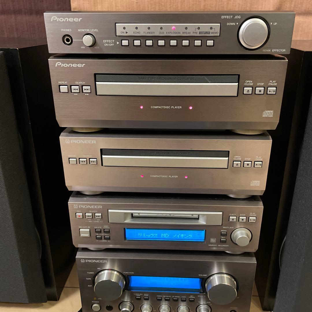 Pioneer X-RMX99 RMX9 コンポ ×2セット DJミキサー×2