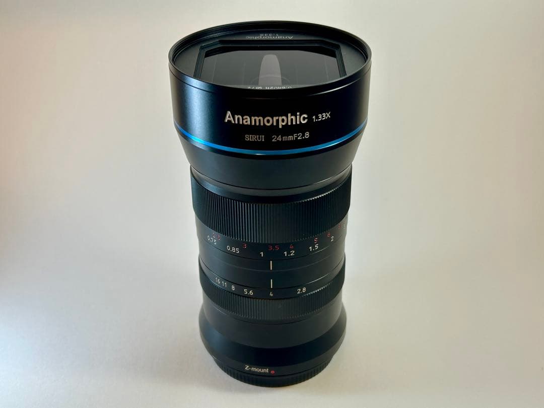 SIRUI アナモルフィックレンズ 24mm ニコンZマウント　SR24-Z